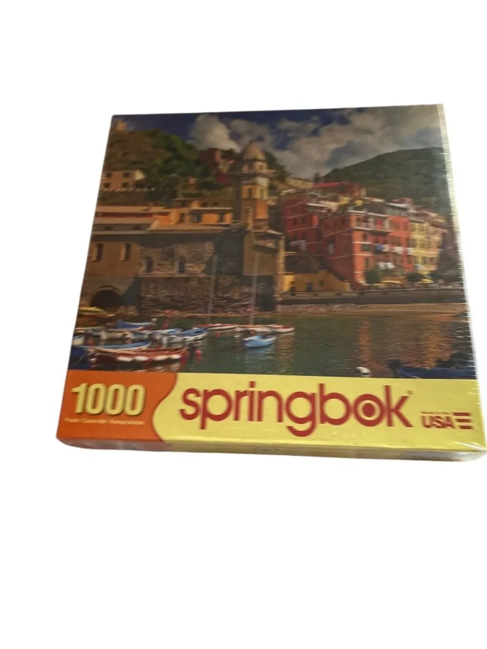 Boats Water Springbok 1000-Piece Puzzle Cinque Terre Vernazza 24